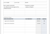 10+ Free Meeting Agenda Templates For Microsoft Word With Regard To Fresh Conference Call Agenda Template