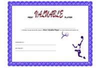 10+ Mvp Award Certificate Templates Free Download Within Fresh Basketball Mvp Certificate Template