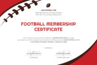 11+ Football Certificate Templates Free Word, Pdf Regarding Best Coach Certificate Template