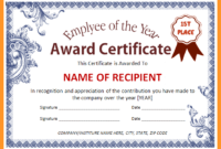 12 13 Sample Certificate Of Recognition Awards Throughout Certificate Of Recognition Word Template