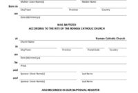 12+ Baptism Certificate Templates | Free Word & Pdf Samples Regarding Baptism Certificate Template Download