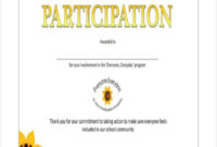 12+ Certificate Of Participation Templates Word, Psd, Ai In Free Templates For Certificates Of Participation
