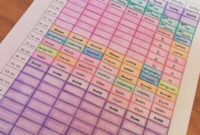 12 Revision Timetable Templates That Are Pretty And With Regard To Blank Revision Timetable Template