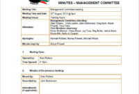 13+ Club Meeting Minutes Templates Doc, Excel, Pdf Inside Booster Club Meeting Agenda Template
