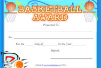 13 Free Sample Basketball Certificate Templates With Basketball Achievement Certificate Editable Templates