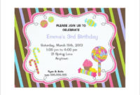 14+ Wonderful Candyland Invitation Templates Psd, Ai Throughout Blank Candyland Template