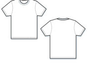 15 Blank T Shirt Vector Images Photoshop Psd, Blank T With Regard To Amazing Blank T Shirt Outline Template