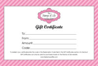 16+ Free Gift Certificate Templates & Examples Word Inside Girl Birth Certificate Template
