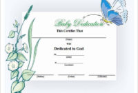 18+ Baby Dedication Certificate Template Free Download Inside Fascinating Free Printable Baby Dedication Certificate Templates