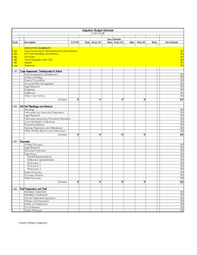 18+ Budget Estimate Templates Google Docs, Google Sheets With Regard To Project Cost Estimate And Budget Template