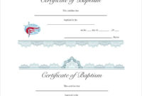 18+ Sample Baptism Certificate Templates Free Sample Inside Baptism Certificate Template Download