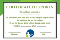 20+ Free Sports Certificate Templates: Unique, Modern And With Regard To Free Softball Certificates Printable 7 Designs