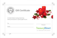 26+ Holiday Gift Certificate Template Pdf, Psd, Word, Ai With Christmas Gift Certificate Template Free Download