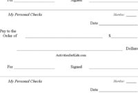 27+ Blank Check Template Free Download For Simple Blank Cheque Template Download Free