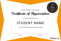 30 Free Certificate Of Appreciation Templates And Letters In Certificates Of Appreciation Template