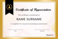 30 Free Certificate Of Appreciation Templates And Letters Regarding New Best Teacher Certificate Templates