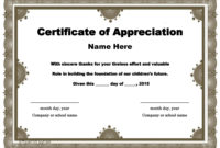 30 Free Certificate Of Appreciation Templates And Letters With Sample Certificate Of Recognition Template