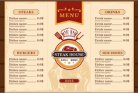 30+ Free Menu Templates Free Pdf, Word Design Templates Intended For Blank Food Web Template
