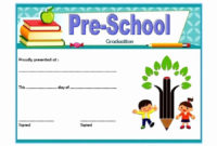 30 Kindergarten Graduation Certificate Free Printable In Throughout Printable Kindergarten Diploma Certificate