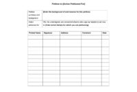30 Petition Templates + How To Write Petition Guide For Blank Petition Template