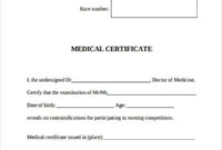 35+ Medical Certificate Templates In Pdf | Free & Premium Regarding Australian Doctors Certificate Template