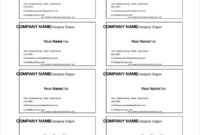 40+ Blank Templates Free Sample, Example Format | Free For Fantastic Free Blank Business Card Template Word