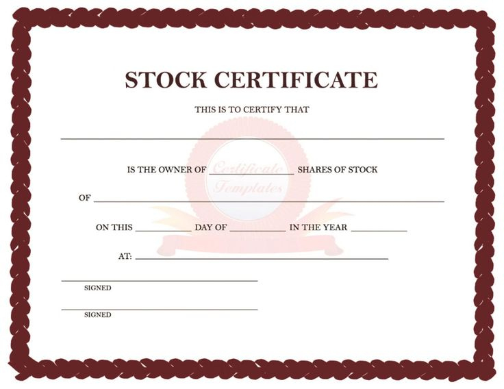40+ Free Stock Certificate Templates (Word, Pdf) ᐅ Regarding Free Template Of Share Certificate