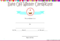 5 Chili Cook Off Certificate Free Templates 77846 Within Chili Cook Off Certificate Templates