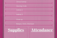 5 Free Girl Scout Meeting Planner Printables! Keep Those In Cub Scout Pack Meeting Agenda Template