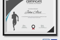 5 Running Certificates Psd & Word Designs | Design Pertaining To 5K Race Certificate Templates