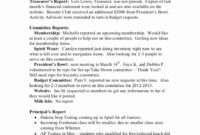 50 Booster Club Meeting Minutes Template | Ufreeonline With Regard To New Booster Club Meeting Agenda Template