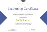 50 Free Creative Blank Certificate Templates In Psd Within In Leadership Award Certificate Template