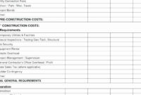 50 Residential Construction Cost Breakdown Excel With Residential Cost Estimate Template 2