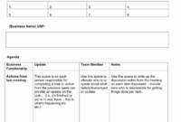 50 Weekly Staff Meeting Agenda Template | Ufreeonline Template Pertaining To Awesome Weekly Meeting Agenda Template