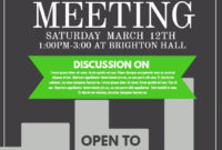 55 Best Event Flyer Templates Images On Pinterest Regarding Fantastic Town Hall Meeting Agenda Template