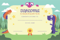 6 Best Free Printable Kindergarten Graduation Certificate In Printable Kindergarten Diploma Certificate