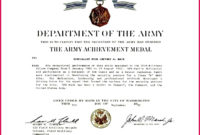 6 Blank Army Certificate Of Achievement Template 62858 For Fantastic Certificate Of Achievement Army Template