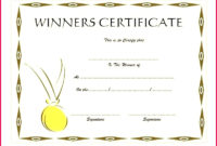 6 Food Winner Certificate Template 62303 | Fabtemplatez Pertaining To Fresh First Place Award Certificate Template