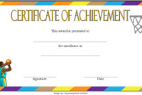 7 Basketball Achievement Certificate Editable Templates Regarding New Basketball Certificate Template