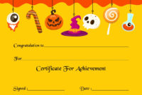 7 Best Free Printable Halloween Awards Printablee Inside Free Teamwork Certificate Templates 7 Team Awards