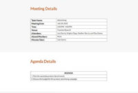 7+ Free Small Business Meeting Minutes Templates [Edit With Restaurant Staff Meeting Agenda Template