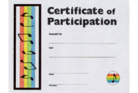 8+ Free Choir Certificate Of Participation Templates Pdf With Awesome Choir Certificate Template