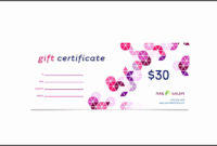 8 Gift Certificate Template In Word Sampletemplatess Regarding Fantastic Free Printable Manicure Gift Certificate Template