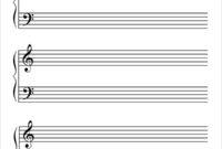 8 Sample Music Paper Templates To Download | Sample Templates With Regard To Fascinating Blank Sheet Music Template For Word