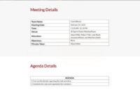 9+ Free Club Meeting Minutes Templates [Edit & Download Regarding Booster Club Meeting Agenda Vorlage