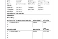 Agenda Template With Attendees With Regard To Awesome Multi Day Meeting Agenda Template