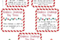 An Elf Kindness Challenge + Free Printables! | Christmas With Regard To Kindness Certificate Template 7 New Ideas Free