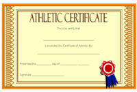 Athletic Award Certificate Template 10+ Best Designs Free Inside Honor Certificate Template Word 7 Designs Free