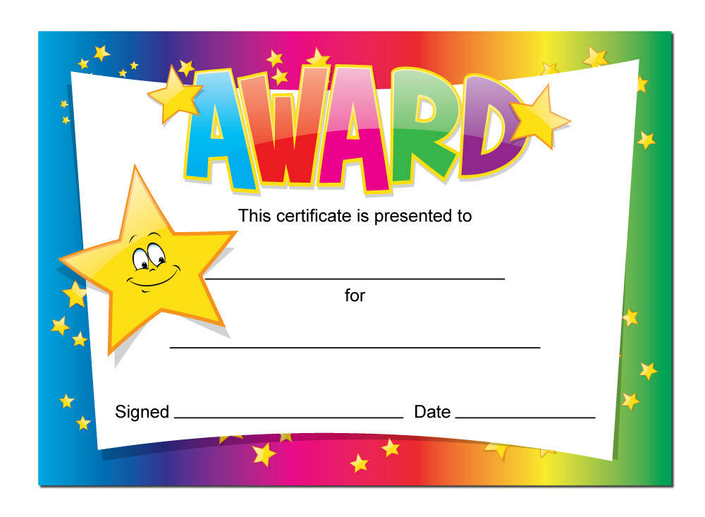'Award' Certificates 16 X A6 Cards, Schools,Teachers Throughout Fantastic Academic Award Certificate Template