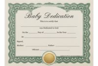 Baby Dedication Certificate Template Download Printable Intended For Baby Dedication Certificate Template